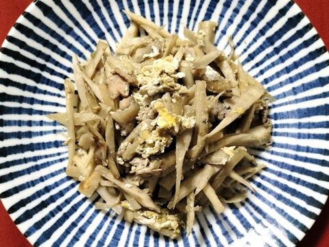 【食物繊維たっぷり！】鶏肉のしぐれ煮風